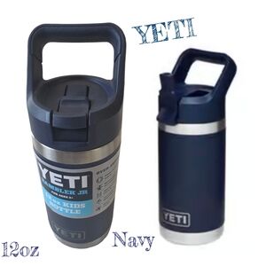 YETI Rambler Jr. 12 oz Navy Kids Water Bottle NEW